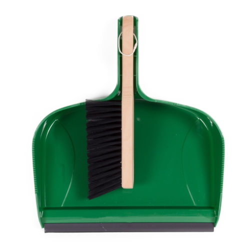 Pelle et balayette - Grand modèle - 38 x 33 x 6 cm - Vert