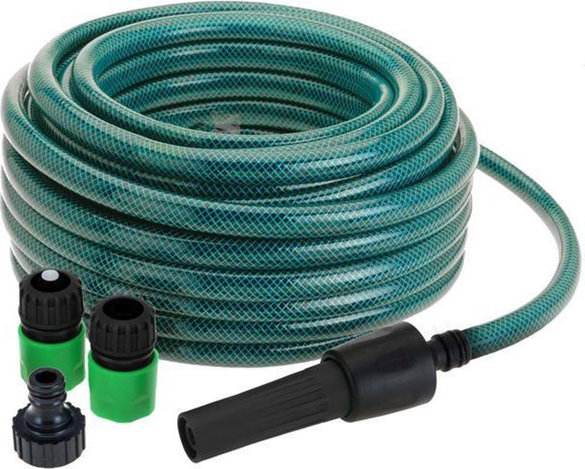 Tuinslang set Met Connector bewatering 7 In 1 Set 10M Tuinslang Zomerslang Verstelbare Sproeier