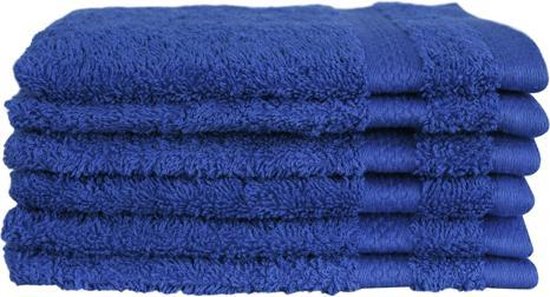 Gant de toilette bleu 16 x 21 cm