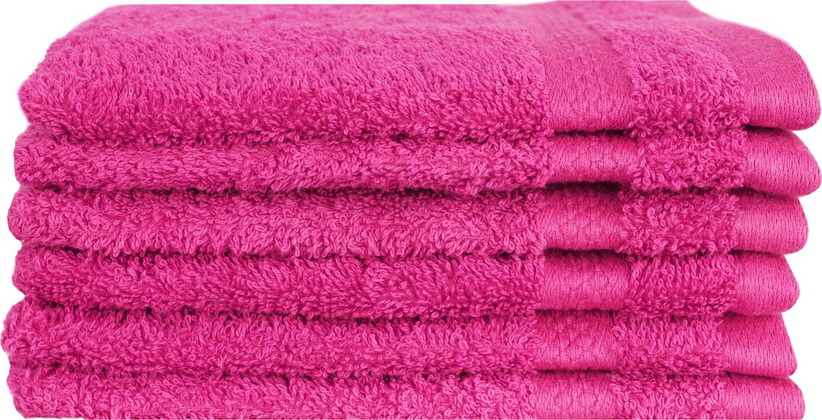 Gant de toilette rose 16 x 21 cm