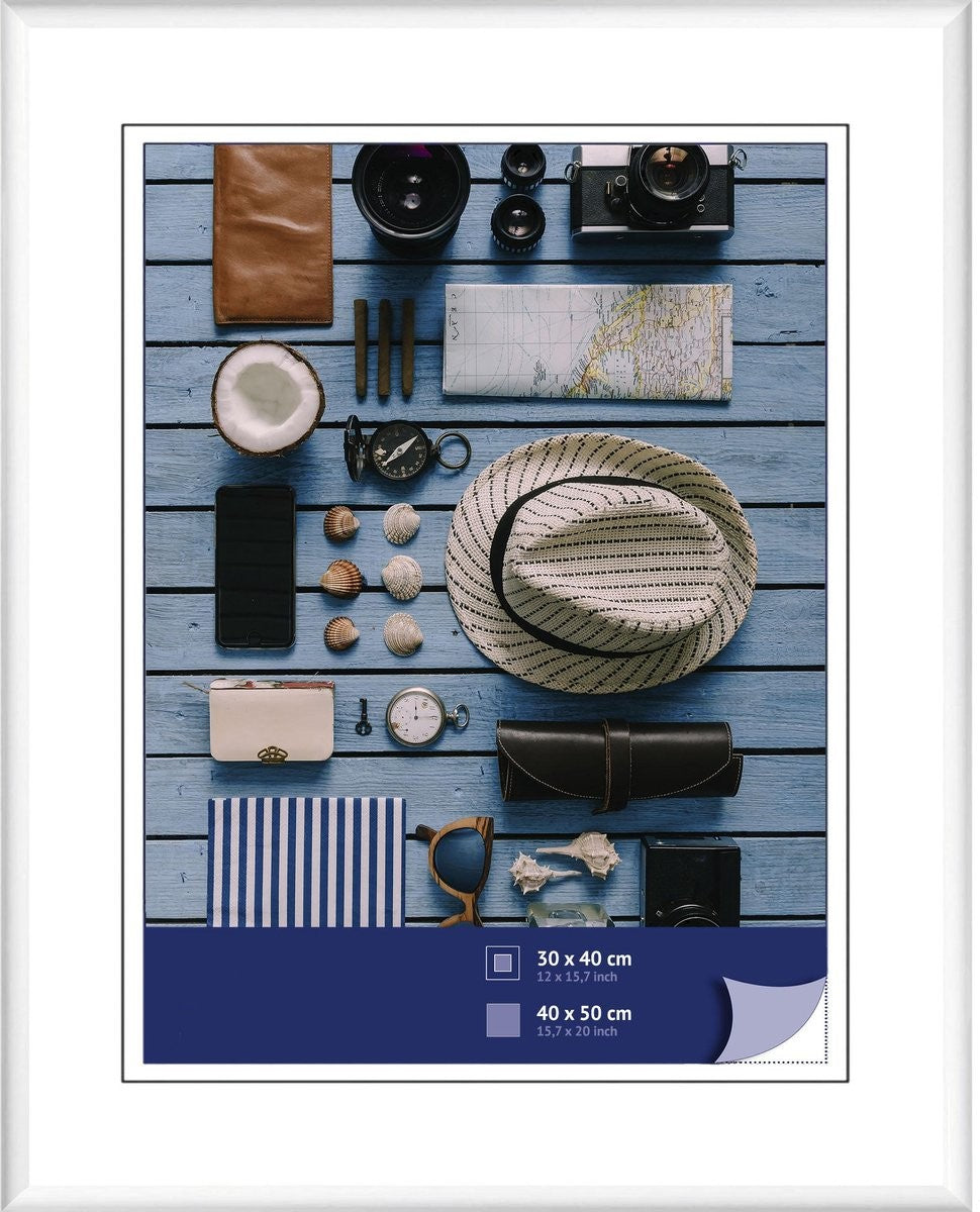 Bilderrahmen weiß 40 x 50 cm