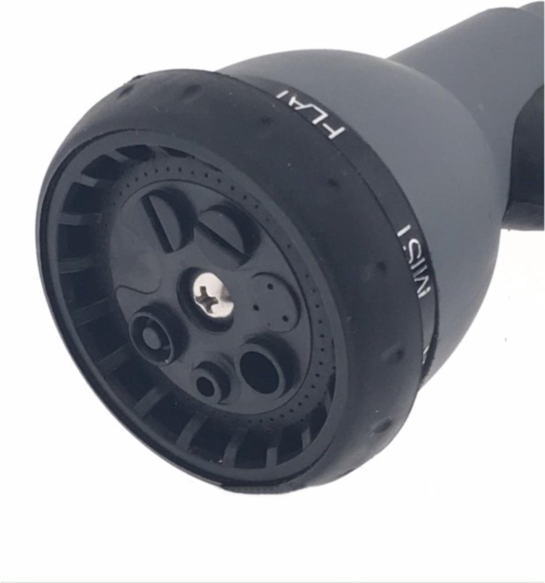 Pistolet d'arrosage à 7 jets - Embout pour tuyau d'arrosage - Pistolet de douche avec poignée ergonomique - Gris