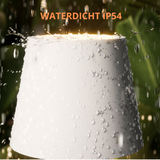 2 Stuks - Oplaadbare Flessenlamp - Dimbare Tafellamp - Aluminium - Waterdicht - Wit - Dutch Standard