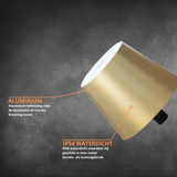 2 Stuks - Oplaadbare Flessenlamp - Dimbare Tafellamp - Aluminium - Goud - Dutch Standard