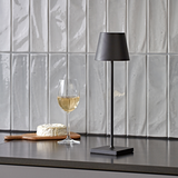 Oplaadbare Tafellamp - RGBWW - Dimbaar - Waterdicht - 38CM - Zwart - Dutch Standard