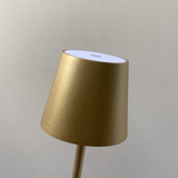 2 Stuks - Oplaadbare Tafellamp - Dimbaar - Waterdicht - 26CM - Goud - Dutch Standard