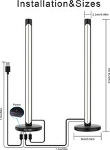LED lamp Lichtbalk Bureaulamp RGBICWW WiFi + Bluetooth 38cm