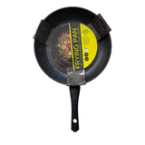 Wok en Koekenpannenset 2-delig 28cm - Antiaanbak - PFAS vrij - Zwart