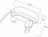 24 Watt - 12V / 2A adapter voor led strips