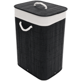 Bamboe Wasmand Zwart 65L