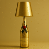 2 Stuks - Oplaadbare Flessenlamp - Dimbare Tafellamp - Aluminium - Waterdicht - Goud - Dutch Standard
