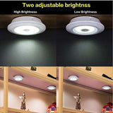 3 Stuks Draadloze ledlamp Kastverlichting Draadloze wandlamp Trapverlichting Draadloze ledspot Dimbaar Batterij