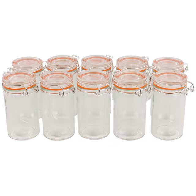 Kruidenpotjes Voorraadpotten 10 Stuks 60 ml
