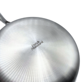 Wok en Koekenpannenset 2-delig 28cm - PFAS vrij -  RVS - SteelCraft