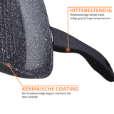 Grillpfanne 24 cm – Antihaftbeschichtung – PFAS-frei 