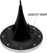 4 x LED Solar Grondspot Zwart - Solar Tuinverlichting - Buitenlamp - Tuinverlichting op Zonne-Energie