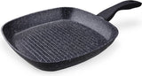 Grillpan Ø 24cm Inductie Anti-Aanbak Alle Warmtebronnen PTFE en PFAS vrij