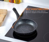 Koekenpan Ø 20cm Inductie Anti-Aanbak Alle Warmtebronnen PTFE en PFAS vrij