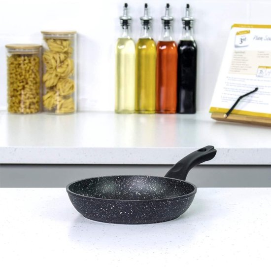 Koekenpan Ø 20cm Inductie Anti-Aanbak Alle Warmtebronnen PTFE en PFAS vrij