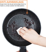 Koekenpan Ø 20cm Inductie Anti-Aanbak Alle Warmtebronnen PTFE en PFAS vrij