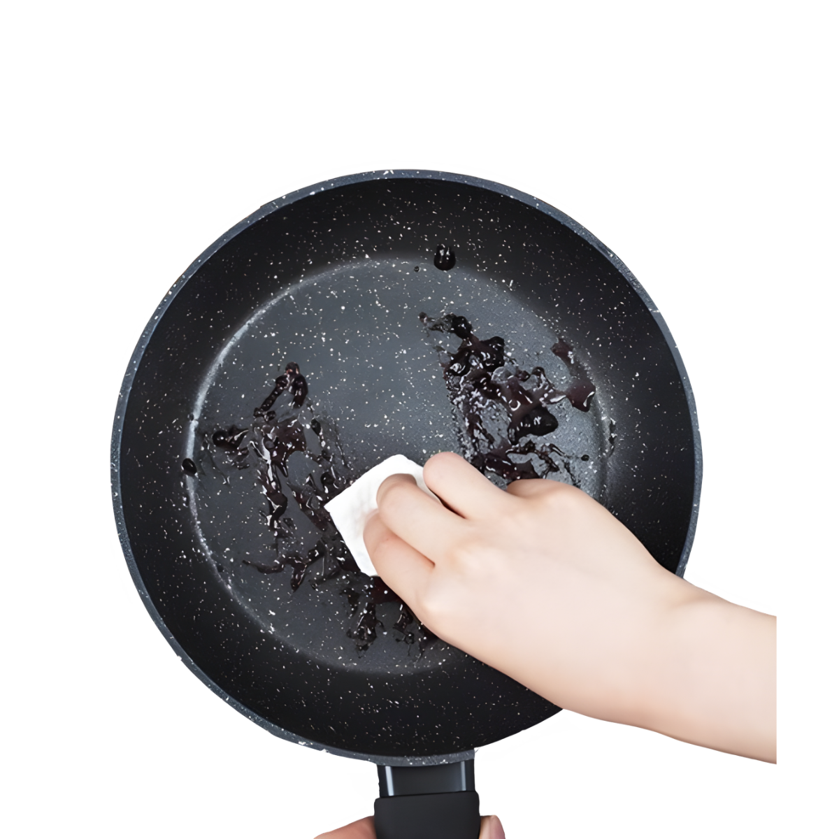 Wok en Koekenpannenset 2-delig 28cm - Antiaanbak - PFAS vrij - Zwart