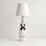 2 Stuks - Oplaadbare Flessenlamp - Dimbare Tafellamp - Aluminium - Waterdicht - Wit - Dutch Standard