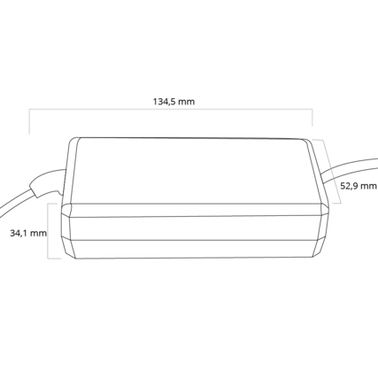 72 Watt - 12V / 6A adapter voor led strips