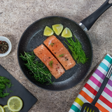 Koekenpannenset 3-delig  20/24/28cm - Antiaanbak - PFAS vrij - Zwart