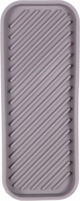 Afdruipmat Siliconen 23.5 x 9.5 cm Grijs