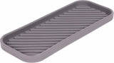 Afdruipmat Siliconen 23.5 x 9.5 cm Grijs