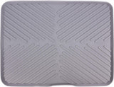Afdruipmat Siliconen 40.6 x 37 cm Grijs