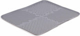Afdruipmat Siliconen 40.6 x 37 cm Grijs