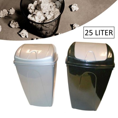 Afvalbak - Prullenbak 25 liter - Mix Kleur
