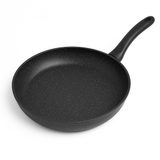 Ensemble de 2 poêles à frire 24/28 cm - Antiadhésives - Sans PFAS - Noires 