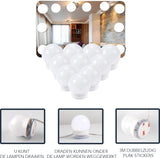 Premium Hollywood lampen - Badkamer spiegel verlichting - 10 Bollen