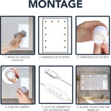 Premium Hollywood lampen - Badkamer spiegel verlichting - 10 Bollen