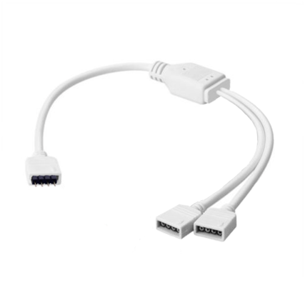 Dual splitter kabel in 2 delen