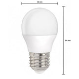 E27 LED Lamp 5 Watt Kogellamp G45 6400K