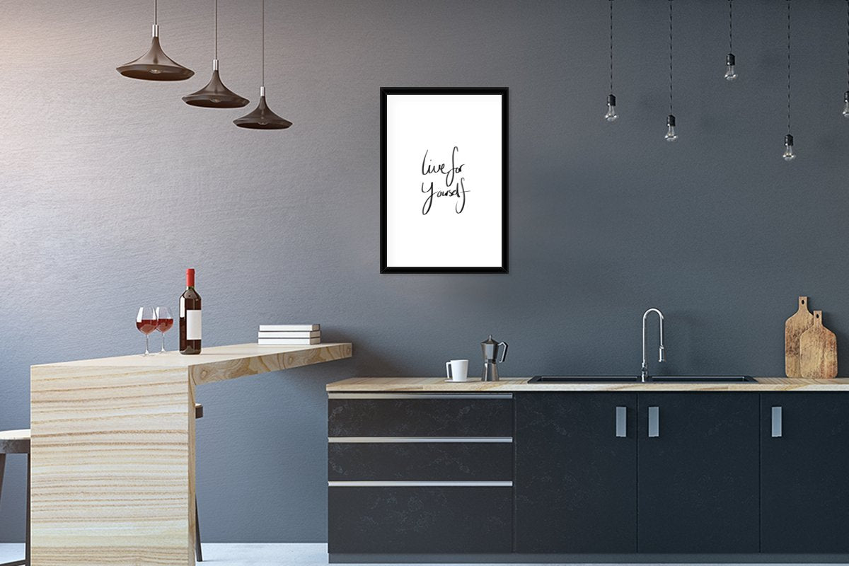 Fotolijst Zwart 70 x 50 cm