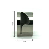 Handdoekhaak RVS 50 x 85 mm