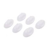 Handdoekhaken Ovaal Wit 6 Stuks