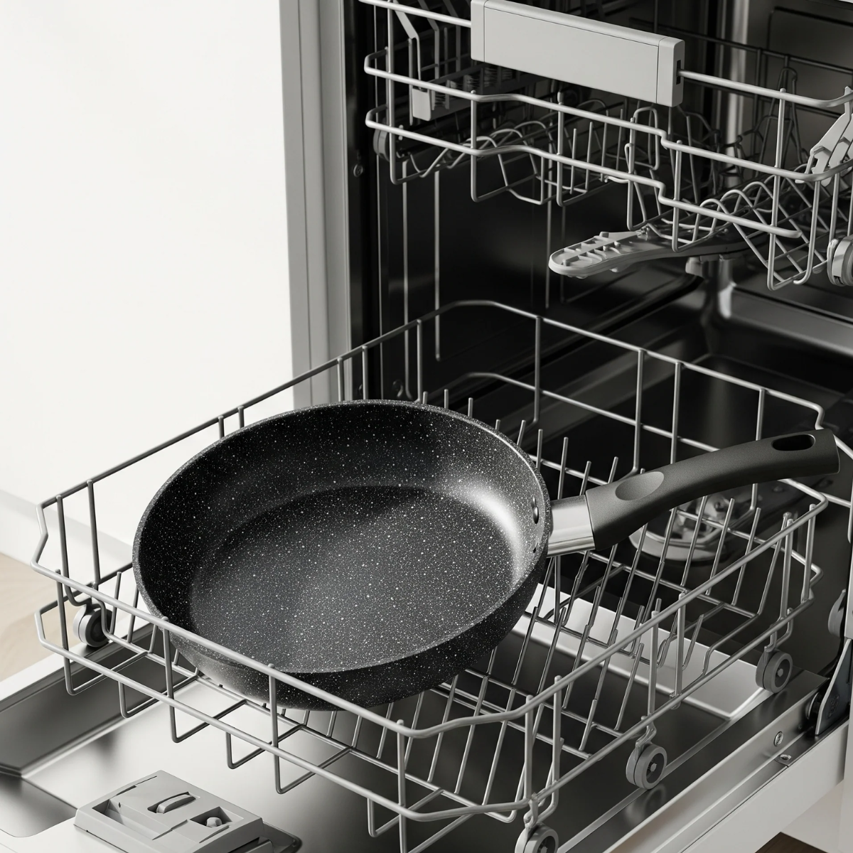 Ensemble de 2 poêles à frire 24/28 cm - Antiadhésives - Sans PFAS - Noires 