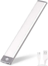 Led verlichting met bewegingssensor 30CM Zilver Kastverlichting Draadloos Trapverlichting Keukenverlichting Oplaadbare accu