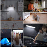 Led verlichting met bewegingssensor 30CM Zilver Kastverlichting Draadloos Trapverlichting Keukenverlichting Oplaadbare accu