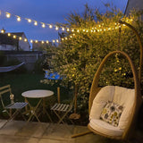 Lichtslinger Mat 10m met 100 Warm Witte LED Lampen