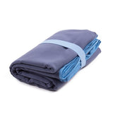 Microvezel Handdoek 80 x 130 cm - Donkerblauw