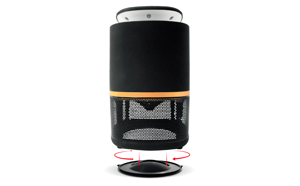 Vliegenvanger Muggenlamp Vliegenlamp LED UV-licht Voor Muggen Zwart