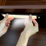 Led verlichting met bewegingssensor 20CM Zwart Kastverlichting Draadloos Trapverlichting Keukenverlichting