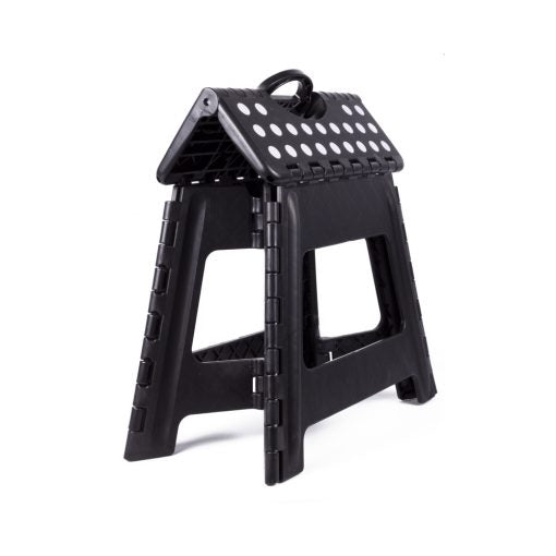 Opvouwbare Kruk Zwart/Wit 150 kg
