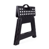 Opvouwbare Kruk Zwart/Wit 150 kg